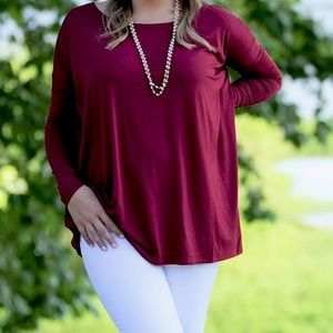 Women’s Maroon Piko Shirt